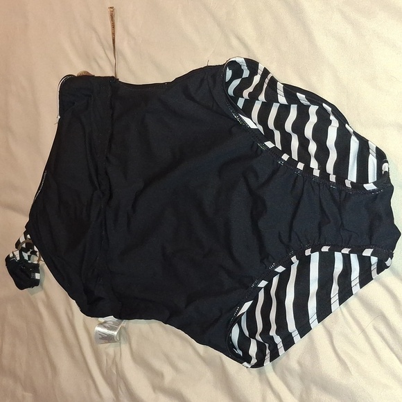 Michael Michael Kors One Piece Striped Bathing Suit - Picture 8 of 9